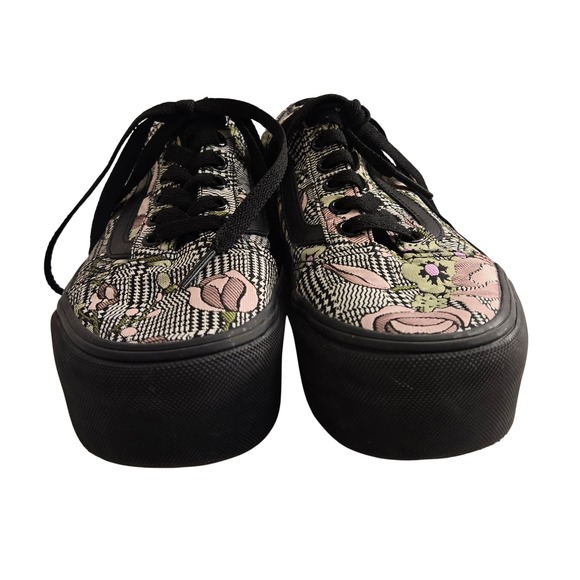 Vans Shoes - Vans Old Skool Platform Floral Houndstooth Women's‎ Shoe Size 5 Men's Size 3.5